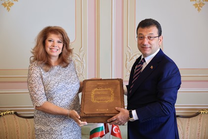 Срещи на вицепрезидента на България Илияна Йотова с кмета на Истанбулска голяма община Екрем Имамоглу и ръководството на Турско-българския бизнес съвет